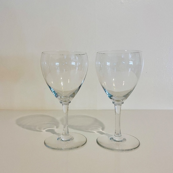 Baccarat France Chambolle Crystal Wine Water Goblet Glasses, Set of 2 - Picture 2 of 11